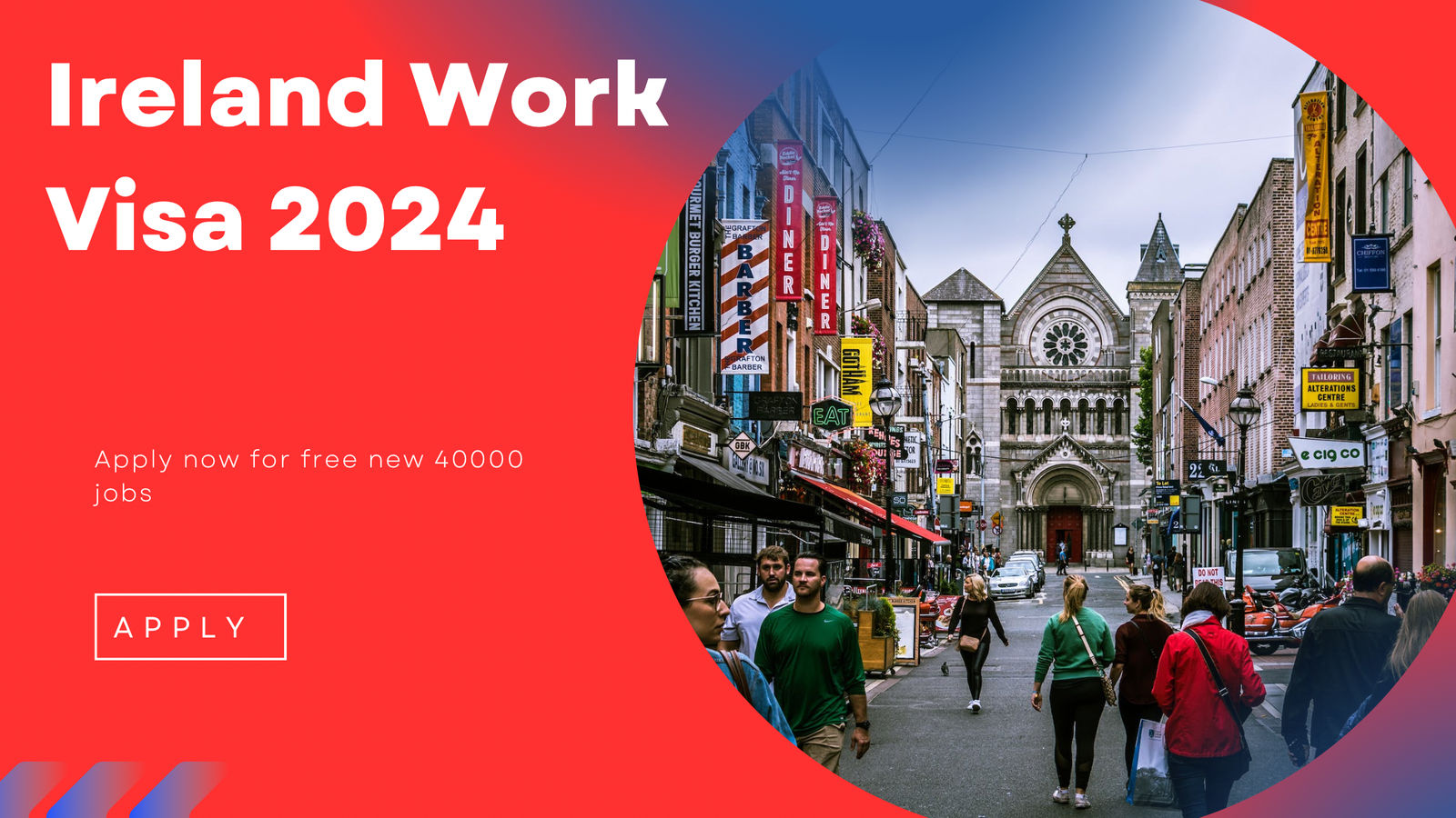 Ireland work visa 2024 -urgent hiring jobs